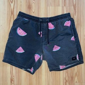 Globe Watermelon Swim Trunks Size 32 / 6” inseam